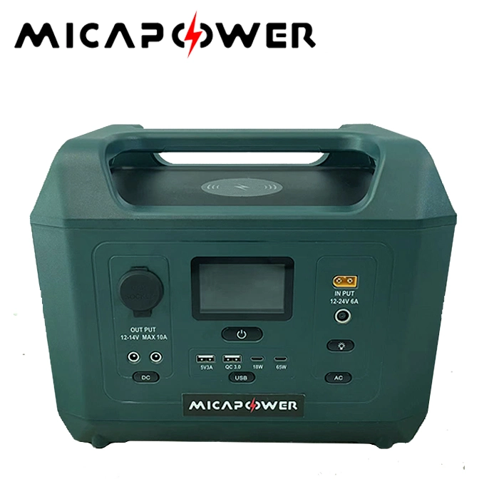 2023 Top Selling Mica 600W 1000W Cheapest Price Powerful Portable Solar Power Station with LiFePO4 Battery